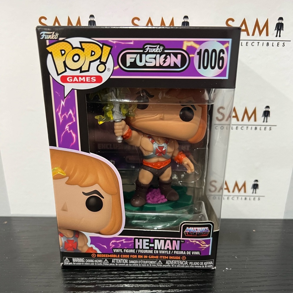 He-Man Funko Fusion Exclusive #1006 Funko Pop! + Protector